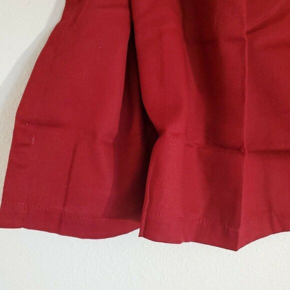 JC Penney Linden Street Tailored Valance 40x16 Red Window Curtain - Picture 2 of 4